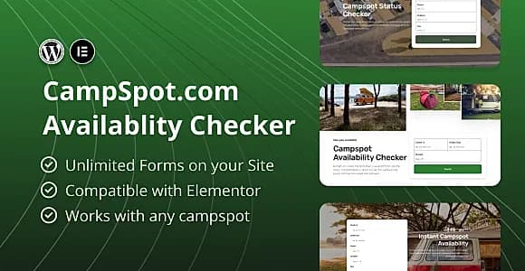 Campspot Campgrounds, RV parks Availability Checker WordPress Plugin