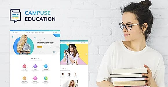 Campuse - University and Online Learning PSD Template