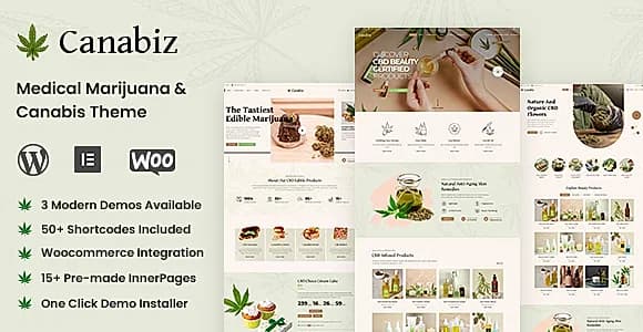 Canabiz WordPress Theme