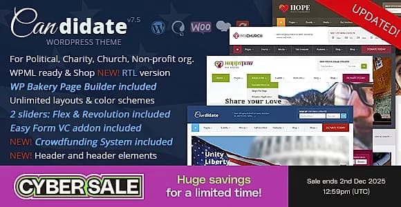 Candidate WordPress Theme