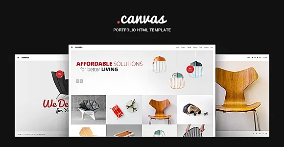 Canvas Interior & Furniture Portfolio Template