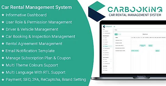 Car Booking SaaS - Car Rental Management System
