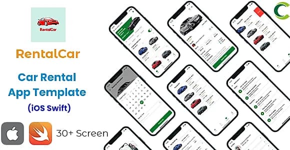 Car Rental App Template in iOS Swift | RentalCar