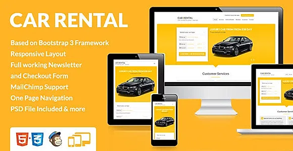 Car Rental Landing Page