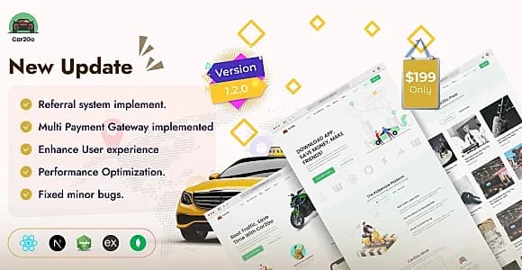 Car2Go - One Stop Ride Share Platform | User Web App | Driver Web App | Admin Panel (MERN)