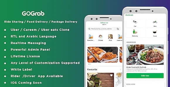 Careem Clone - All In One Multi Service APP Solution(Taxi, Food and Parcel Delivery)