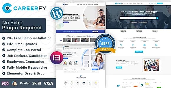 Careerfy WordPress Theme