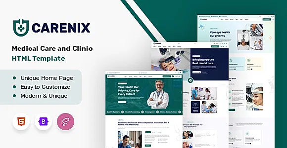 Carenix - Medical Care and Clinic HTML Template