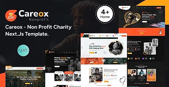 Careox - Nonprofit Charity React Next Template