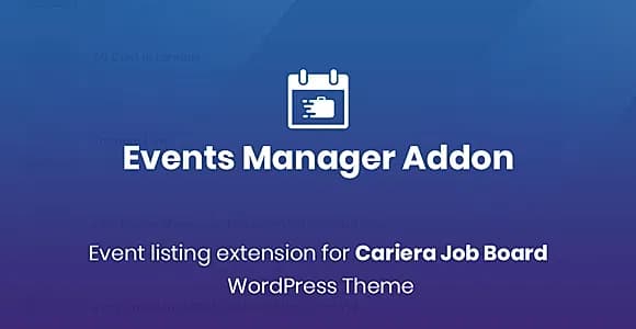Cariera Events WordPress Plugin
