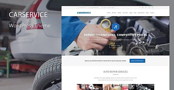 Carservice WordPress Theme
