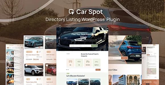 CarSpot - Car Directory Listing WordPress Plugin