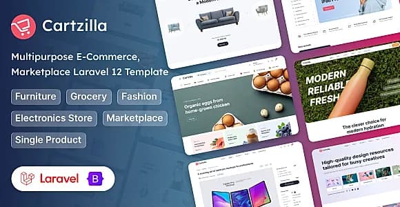 Cartzilla - Laravel Multipurpose E-Commerce Template