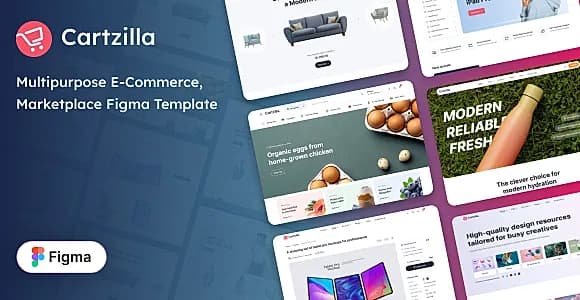 Cartzilla - Multipurpose E-Commerce Figma Template