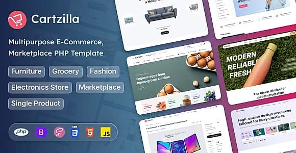 Cartzilla - PHP Multipurpose E-Commerce Template