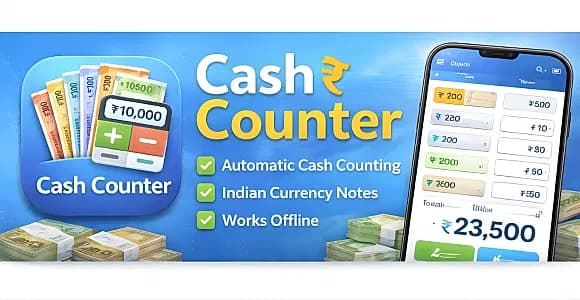 Cash Counter - Currency Calculator & Denomination App