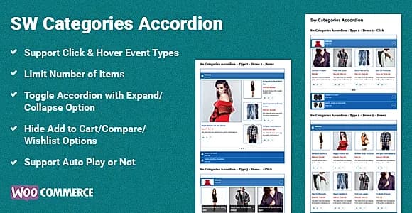 Categories Accordion WooCommercre WordPress Plugin