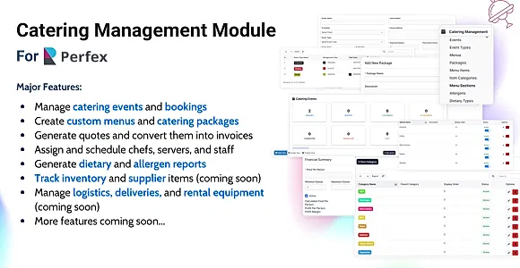 Catering Management Module for Perfex CRM