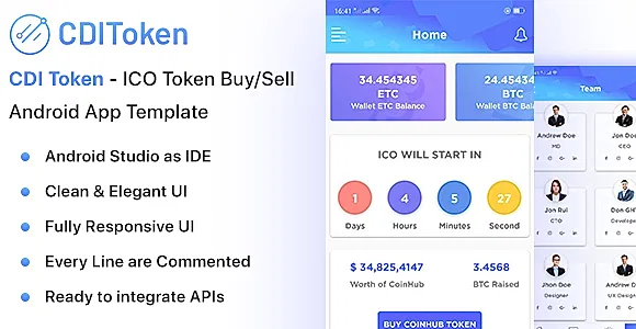 CDI Token - Android ICO Token Buy/Sell App Template