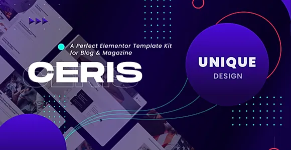Ceris - Blog & Magazine Elementor Template Kit
