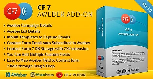 CF7 Aweber Add-on