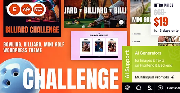 Challenge WordPress Theme