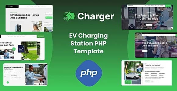 Charger - EV Charging Station PHP Template