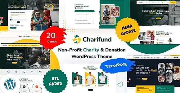 Charifund WordPress Theme