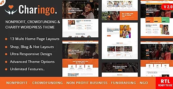 Charingo Elementor WordPress Theme
