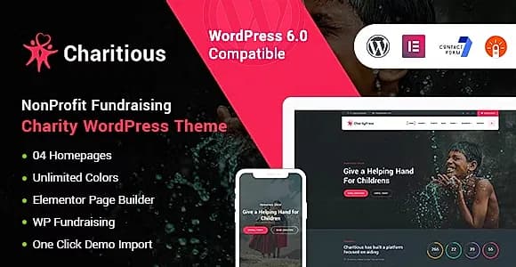 Charitious WordPress Theme