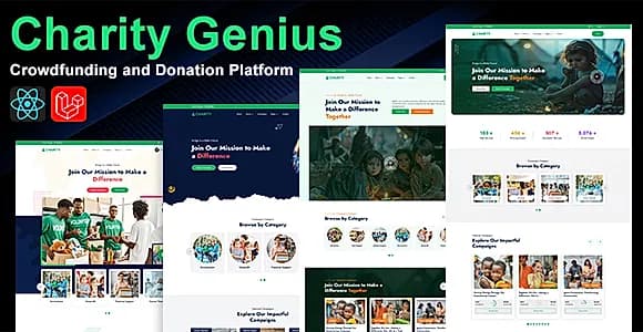 Charity Genius – Fundraising and Crowdfunding Platform Theme Addon