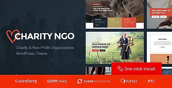 Charity NGO WordPress Theme
