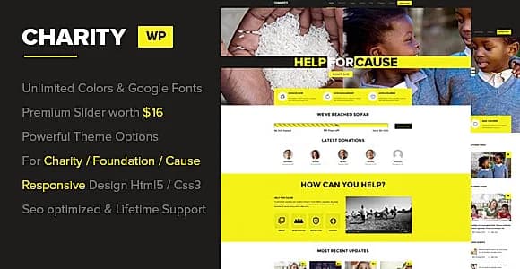 Charity WordPress Theme