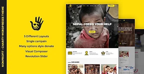 Charityheart WordPress Theme
