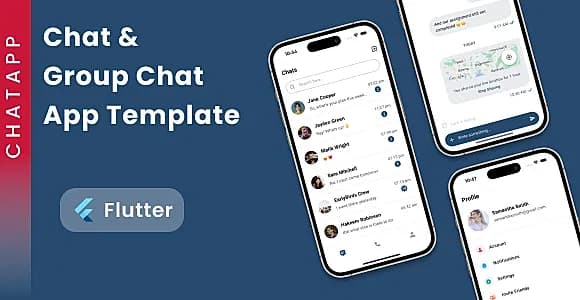 Chat & Group Chat App Template Flutter | Whatsapp Clone Flutter Template | ChatApp