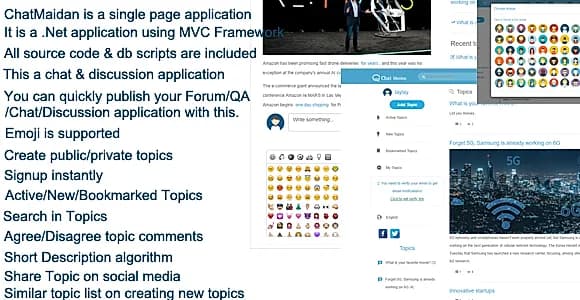 ChatMaidan Chat & Discussion & Forum .Net MVC Portal
