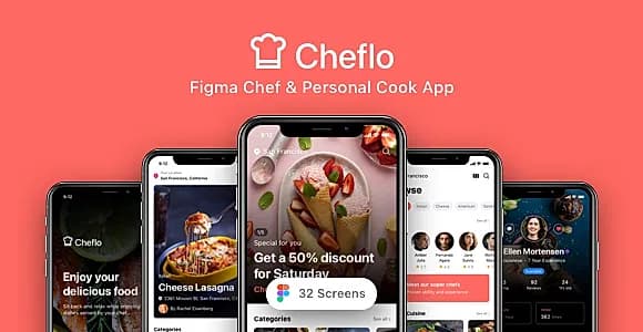 Cheflo - Figma Chef & Personal Cook App