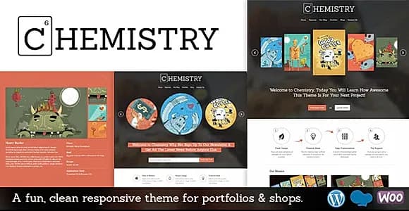 Chemistry WordPress Theme