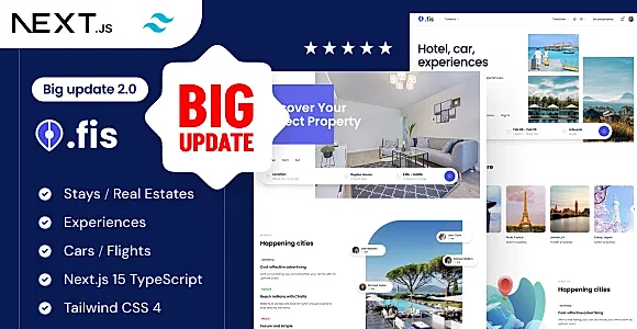 Chisfis - Online Booking NextJs Template