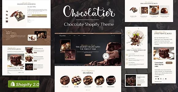 Chocolatier | chocolate Shop Shopify Theme