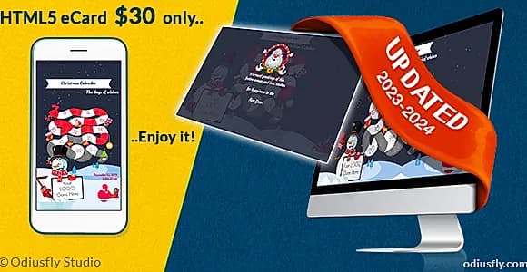 Christmas Calendar Card v1