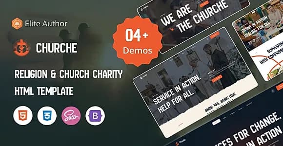 Churche - Church & Religion Charity HTML Template