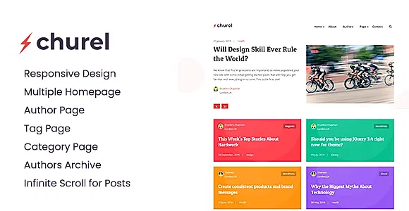 Churel - Modern and Clean Jekyll Blog Theme