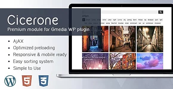 Cicerone 4.0 | MultiGrid Gallery Module for Gmedia Gallery WordPress plugin