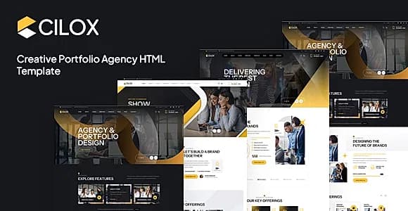 Cilox - Creative Portfolio Agency HTML Template