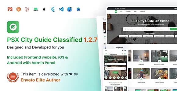 City Guide : Complete Directory Listing Platform (Frontend, Mobile App with Admin Panel)1.2.7