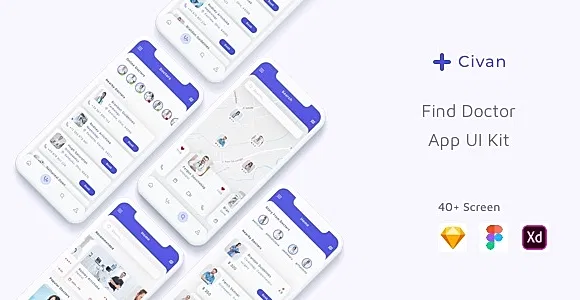 Civan - Find Doctor App UI Kit