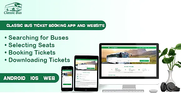 Classic Bus Ticket Booking App and Website