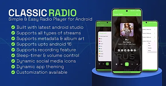 Classic Radio | Simple and Easy Radio Player for Android
