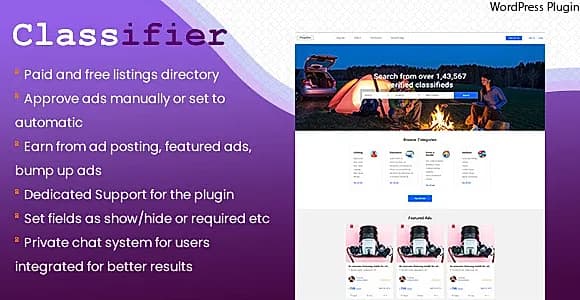 Classifier WordPress Plugin
